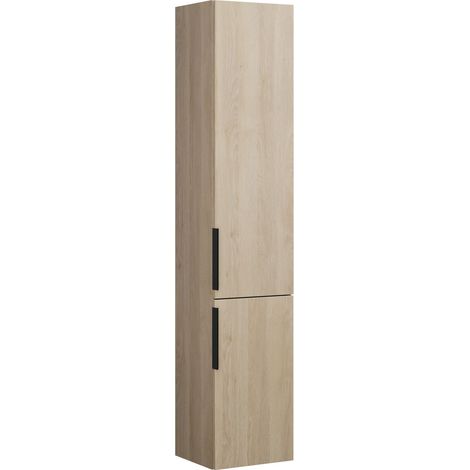 burgbad Eqio Armoire haute 2 portes, 1 tiroir intérieur,