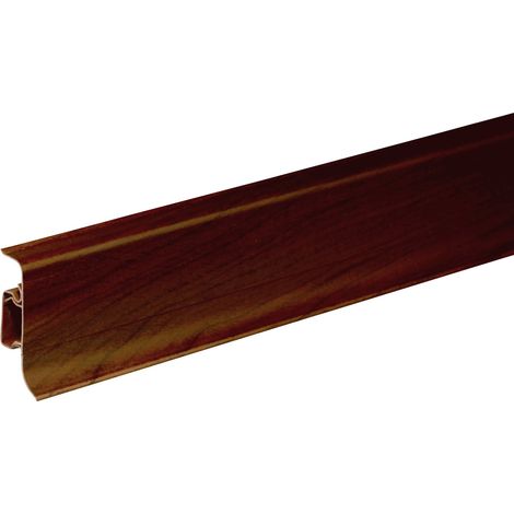 FN Neuhofer Klemmsockelleiste 250 cm 50 x 22,5 mm Wenge Leisten (1/3)