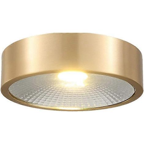 AllCopper Wandleuchte für den Außenbereich, ultradünner LED-Strahler, 3 W/9 W, Kupferoptik, Durchmesser 12 cm