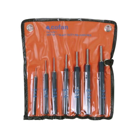 Botadores Cilíndricos metálicos de 1,5 a 10mm (7 piezas) 09625611