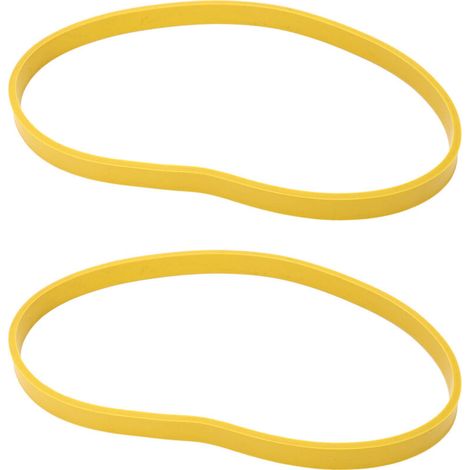 2 pneus pour scie à ruban, pneus en caoutchouc antidérapants pour le travail du bois, remplacement pour roue de scie à ruban de 8 pouces, jaunes
