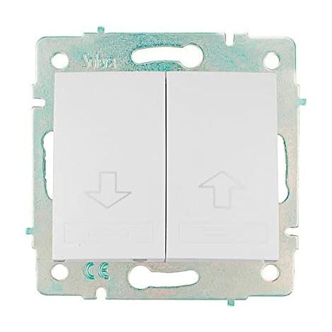 Interruttore per tapparella 10AX 250V Serie Europa Solera ERP20QC