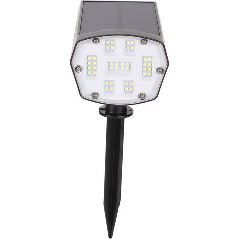 Lampe solaire LED étanche pour allée de jardin, panneau solaire 5,5 V 2 W (1/5)