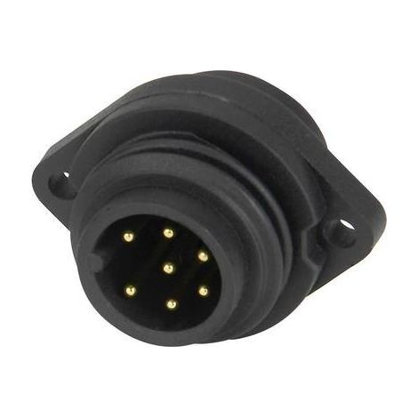 Weipu 814060 Connettore circolare Spina verticale Tot poli: 6 + PE Serie (connettore circolare): WA 1 pz.