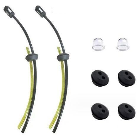 8-teiliges Set Kraftstoffschlauch-Freischneider-Ersatzteile Kraftstofffilter für Trim