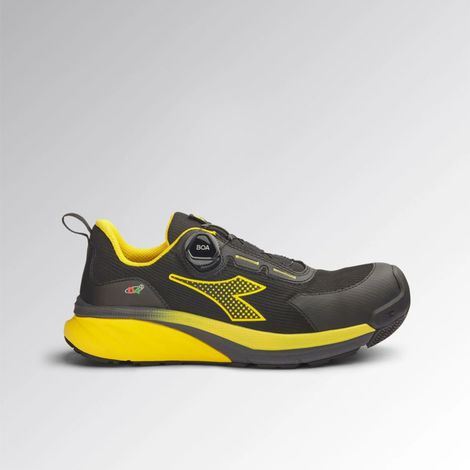 Chaussures de sécurité Diadora Vortex DA2 BOA Low S3S SC SR HRO ESD - 44 (EU) - Noir / jaune