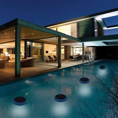 Solar-Diamant-Schwimmlicht LED-Farben Poollampe (1/4)