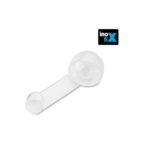INOFIX - Butée et arrêt de porte tournant adhésif transparent