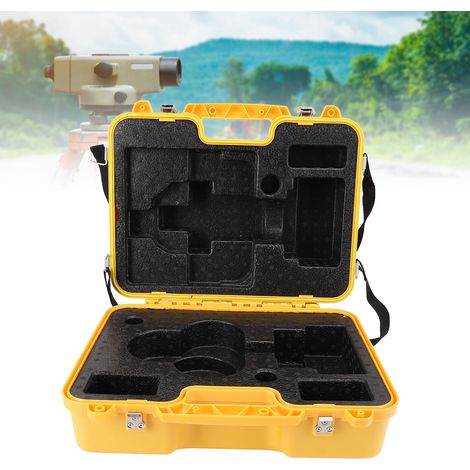 Coffret extérieur HC-PS01 jaune pour jeu de prismes simples, destiné aux théodolites, stations totales et instruments de topographie - Rangement et organisation (1/5)