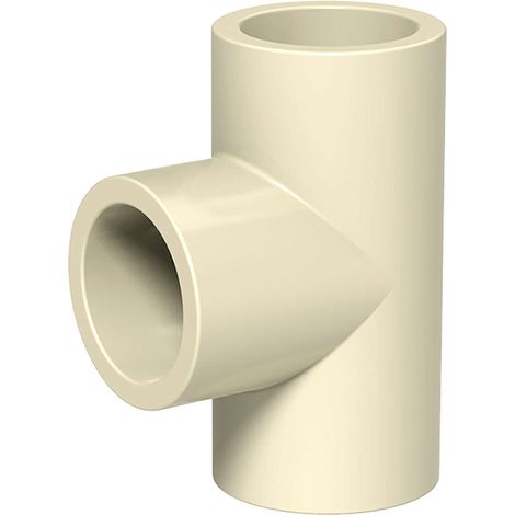 IDMAR CPVC 3/4" x 3/4" x 1/2" geklebtes Reduzier-T-Stück - Warmwasser