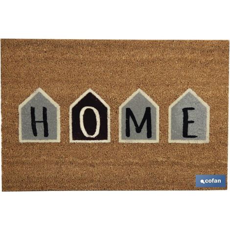 Zerbino da interno in cocco floccato 40 x 60 x 1,60 cm (casa)
