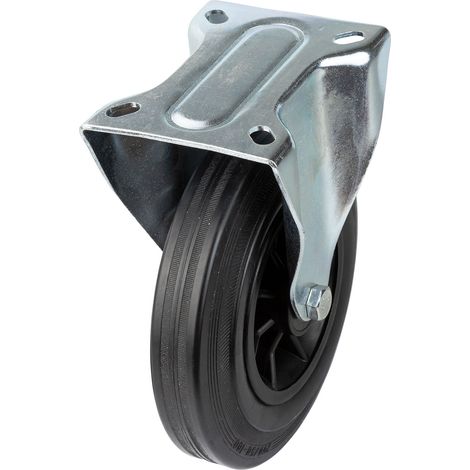 Bockrolle 200mm Transportrolle KS-Felge Schwerlast Möbelrolle bis 80kg (1/2)