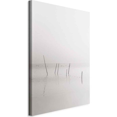 Pintura - Sendero con niebla (1 parte) vertical (1/5)