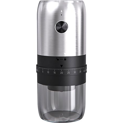 Tragbare elektrische Kaffeemühle – Elektrische Kaffeemühle mit 40 Mahlgradeinstellungen, USB-aufladbar für Reisen und Zuhause (1/5)