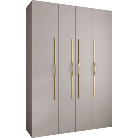 Armario Hartford 564, Cachemira, 246x170x42cm, Puertas de armario: Con bisagras, Número de estantes: 12 (1/5)