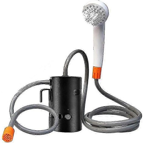 Douche extérieure portable avec pompe rechargeable USB étanche ipx7 pour le camping, la randonnée, les voyages (1/5)