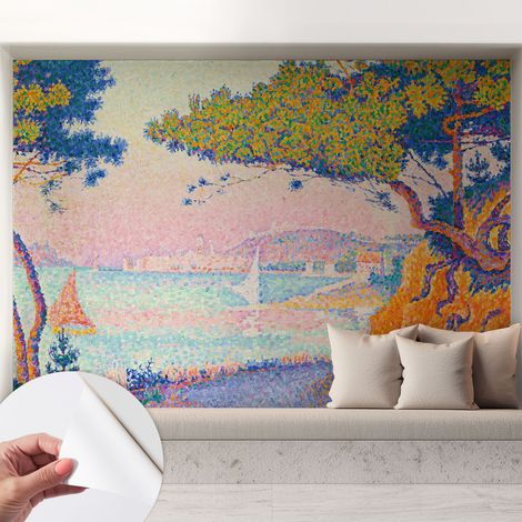 Carta da parati adesiva - fotomurale - facile da applicare - per la soggiorno - camera da letto - Paesaggio colorato 208x146 cm (1/5)