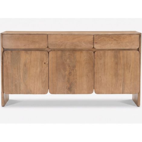 Buffet en bois de manguier marron clair - Achille (1/5)