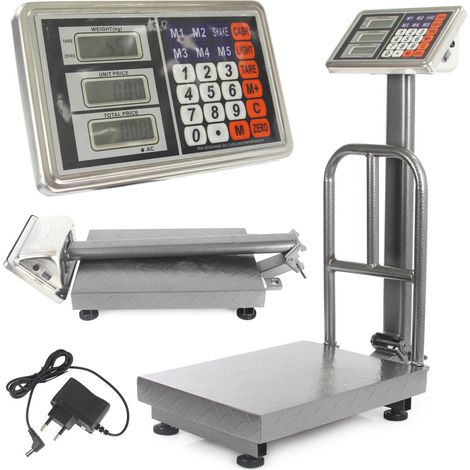 BÁSCULA DE PLATAFORMA ELECTRÓNICA 150KG DAKOTA (1/5)