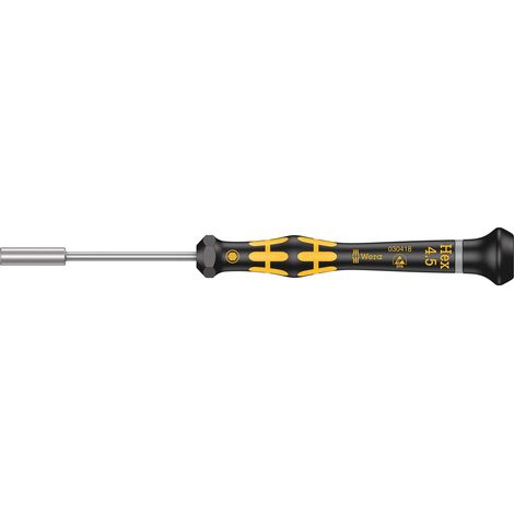Tournevis ESD à douille, 4.5 x 60 mm, Noir/jaune (1/5)