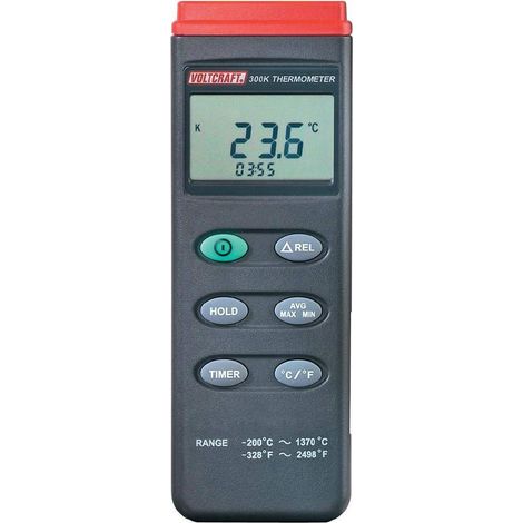 VOLTCRAFT K204 Termometro -200 - +1370 °C Sensore tipo K Funzione datalogger (1/5)