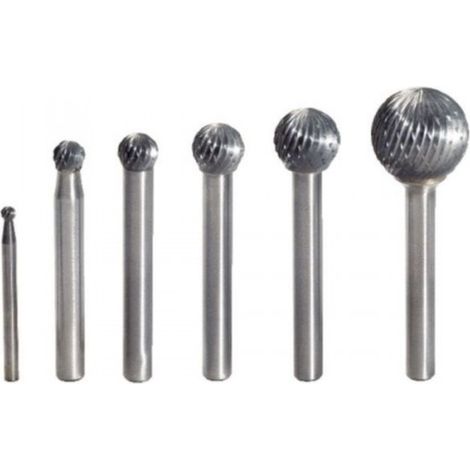 KS Tools HM Kugel-Frässtift Form D, 8mm