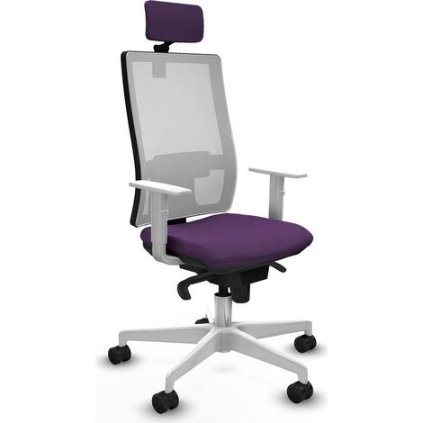 Piqueras et Crespo Horna Chaise de bureau violet réglable (1/3)