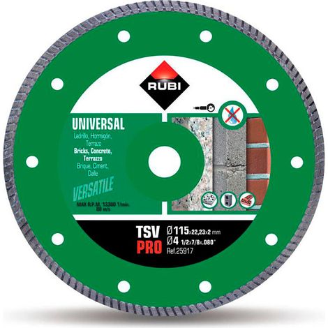 Disque Diamant Tsv Ø115mm Pro 25917 Rubi (1/2)
