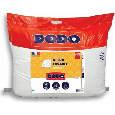 Couette Tempérée 300 gr/m² - DODO - Ultra Lavabile - 220 x 240 cm - Bianco (1/2)