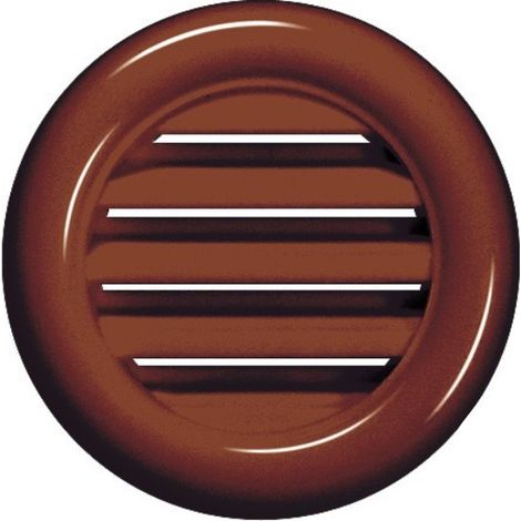 Rejilla de ventilación marrón para una abertura de 40 mm. (1/4)