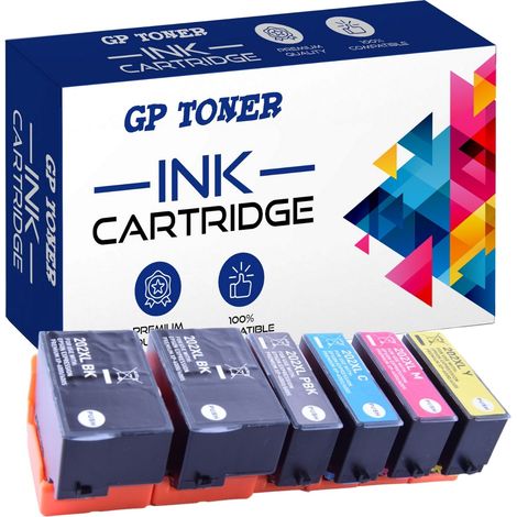 6 cartouches d'encre Epson GP-E202XL CMJN (1/5)