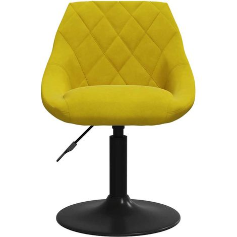 Chaise de salle à manger - Chaise à dîner Jaune moutarde Velours BV868815 - BonneVie (1/5)