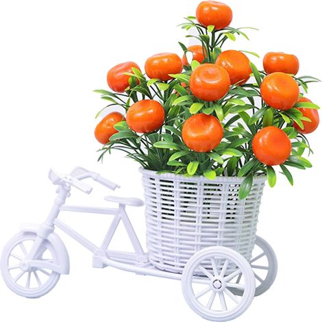 Décoration flottante avec plantes artificielles Orange Flotteur Design moderne pour intérieur et extérieur (1/5)