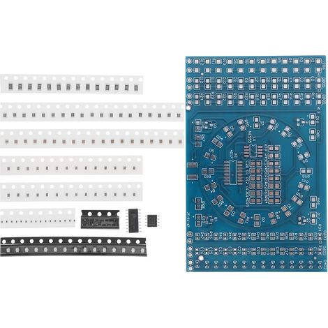 Kit Entraînement À La Soudure 1 Set PCB 125 Composants Pour Amélioration Des Compétences Et Ingénieurs Electroniques (1/5)