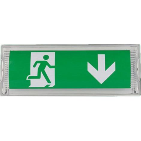 Éclairage de secours - Panneaux lumineux - Panneaux de sortie/d'urgence - Batterie de secours jusqu'à 3 heures (1/5)