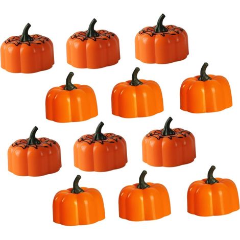 Bougies Led Citrouilles Décoratives Halloween Lot De (1/5)