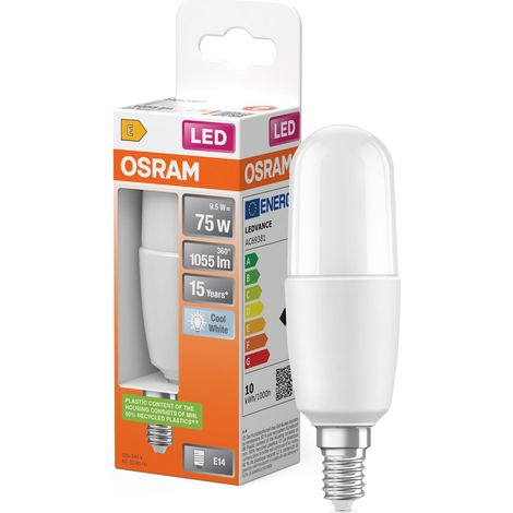 Ampoule LED Culot: E14 Blanc froid 4000 K 10 W équivalent à 75 W LED STAR STICK (1/2)