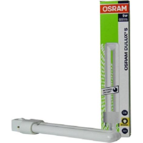 Ledvance lampada fluorescente compatta dulux s 9w/827 g23 fs1 ds9827