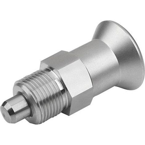 KIPP Arretierbolzen kurze Ausführung M20x1,5 Ø10 Form A Rastnut (1/3)