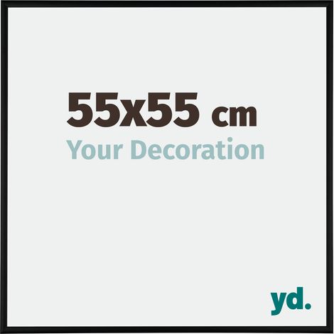 yd. - Cadre photo 55x55 - Noir Mat - Aluminium - Kent