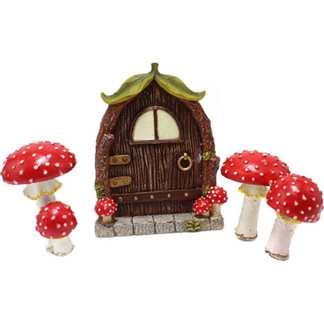 Décorations de Champignons Résine Modèles Phosphorescents Miniatures Accessoires de Décoration Intérieure (1/5)