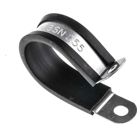 Clip serre-câbles à visser, Ø max 25mm en Acier plaqué ( Prix pour Paquet de 5 ) (1/3)