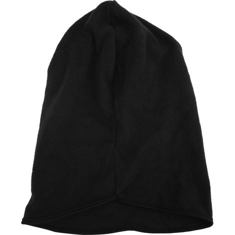 Masque intégral avec empiècement en silicone respirant et polaire pour l'hiver, idéal pour l'équitation (noir) (1/5)
