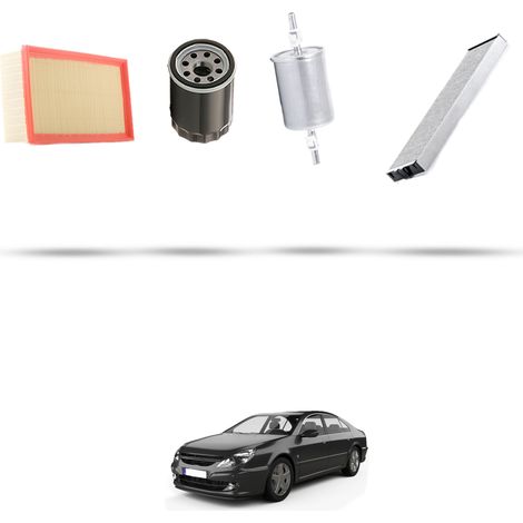 Kit tagliando 4 filtri compatibile con Peugeot 607 2.0 16V 100kw dal 2000 (1/5)