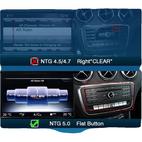 CarPlay sans fil Android Auto, Connectivité transparente, Expérience audio améliorée, POUR NTG 5.0 Benz (1/2)