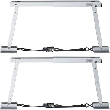 Stabilisateur Caravane Universel, Pied Stabilisateur pour Camping-car à Sellette, Support de Stabilisation Pliable pour Un Rangement Facile, Hauteur Réglable, pour Stationnement Remorque, 2PCs (1/5)