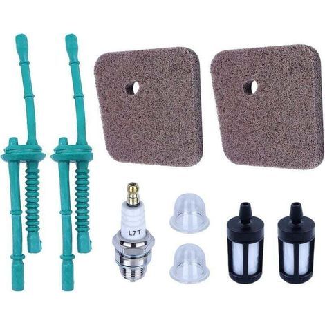 Kit filtro aria e carburante Enowelir 9 in 1 per motoseghe e decespugliatori STIHL FS38 FS45 FS55 (1/4)