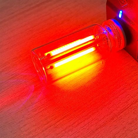 Lampe De Nuit Led - Commande Tactile Usb - Verre Céramique - Ambiance Romantique - Pour Chevet Voiture Portable - 1 Pièce