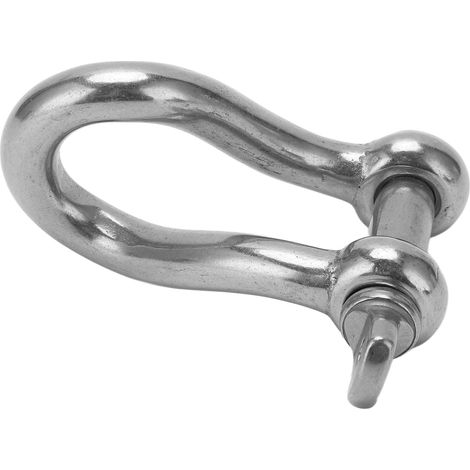 Manille à vis en acier inoxydable M10 à cosse torsadée 10mm pour usage marin et nautique (1/5)