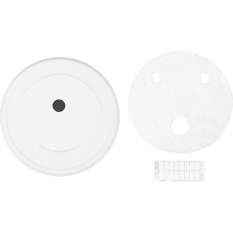 Aspirateur robot intelligent ABS, forte aspiration, balayeuse avec serpillière pour maison, blanc (1/5)